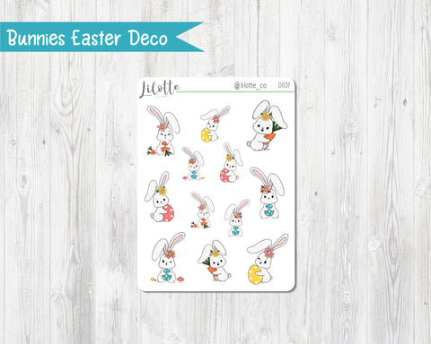 Bunnies Easter Deco