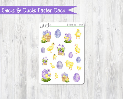 Chicks & Ducks Easter Deco