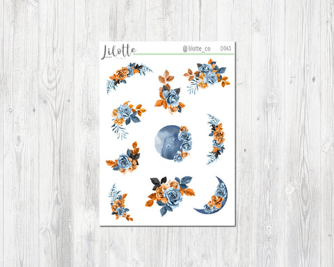 Rustic Moon Floral Deco