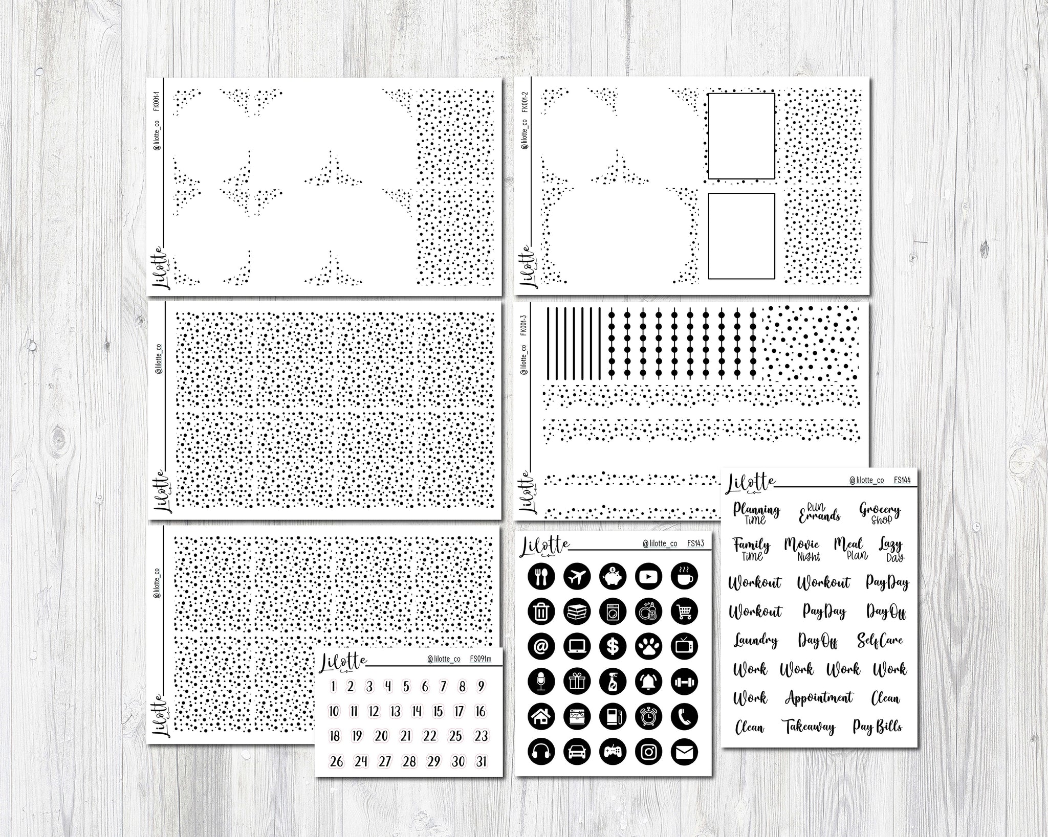 Dots - Foiled Overlay Kit