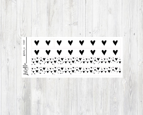 Hearts - Washi Overlays