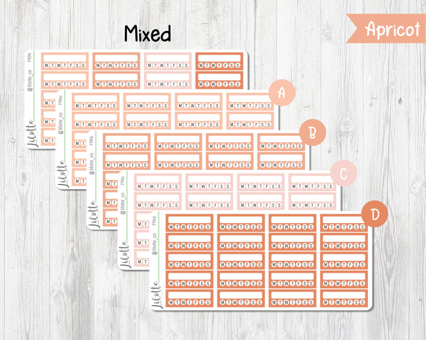 Habit Trackers - Medium Sheet