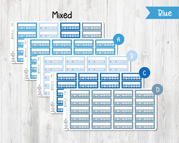 Habit Trackers - Medium Sheet