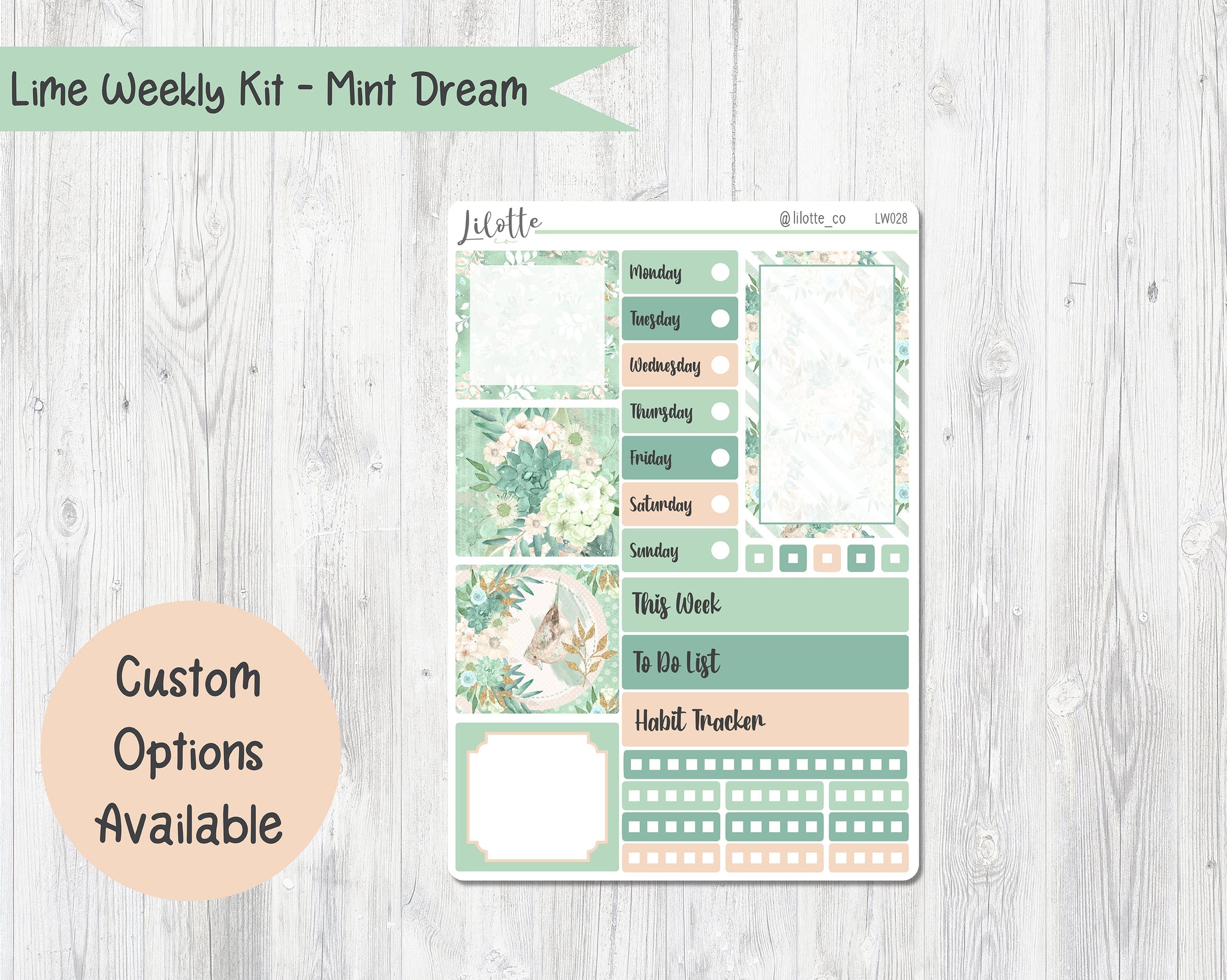 Mint Dream - Lime Weekly Kit