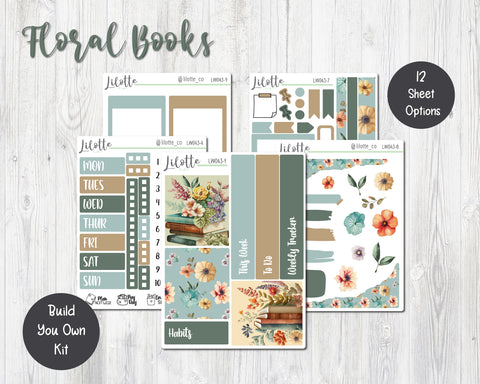 Floral Books - Lime Weekly