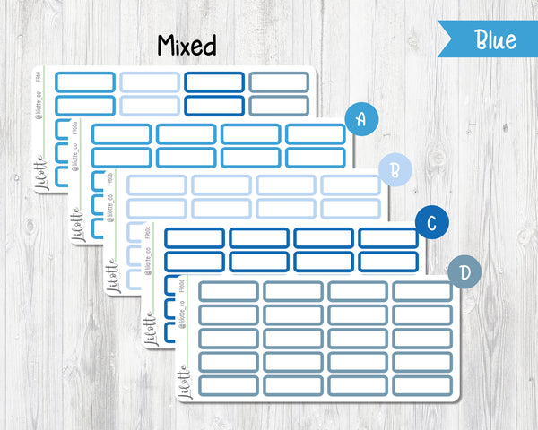 Rounded Quarter Boxes - Medium Sheet