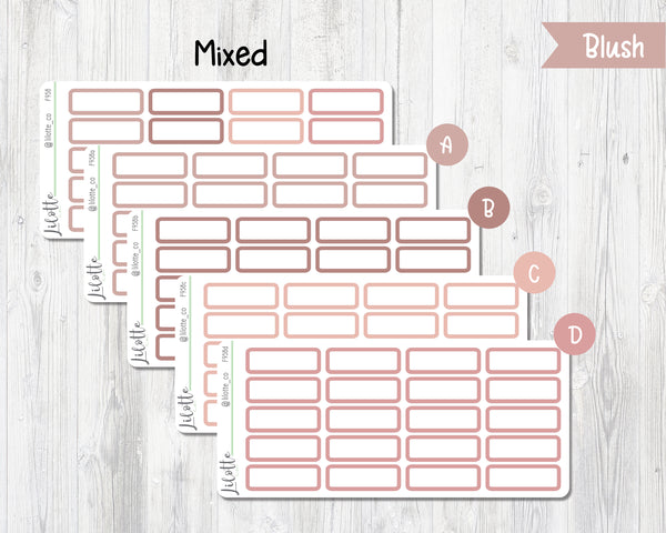 Rounded Quarter Boxes - Medium Sheet