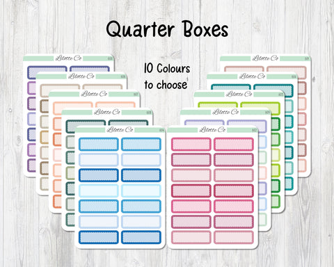 Quarter Boxes