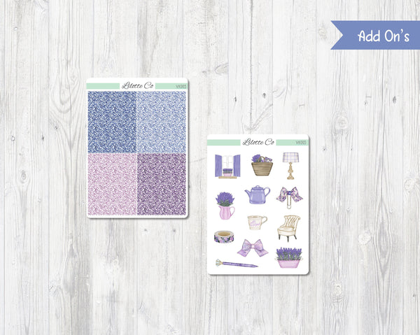 Lavender Vertical Weekly Kit