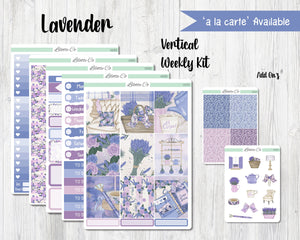 Lavender Vertical Weekly Kit