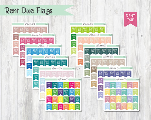 Rent Due Flags