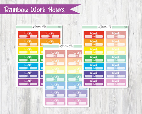 RAINBOW Work Hours