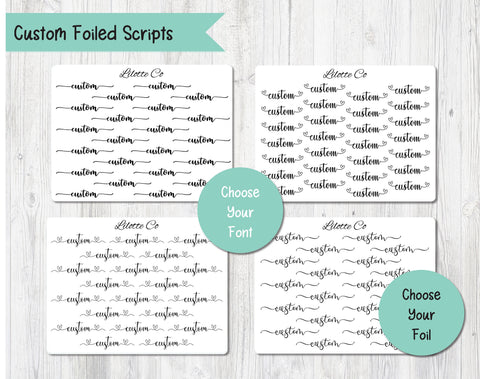 Foiled Custom Scripts