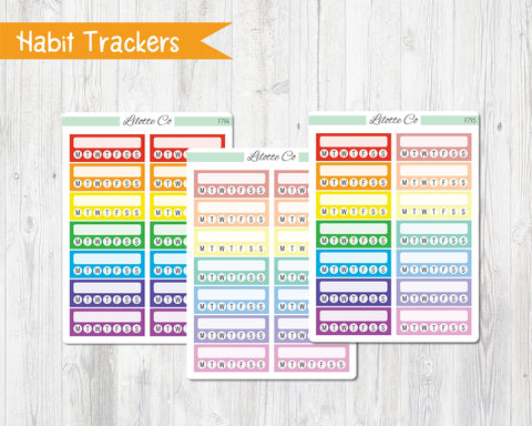 RAINBOW Habit Trackers