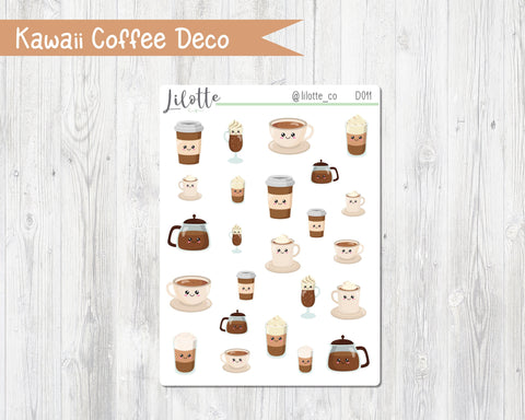 Kawaii Coffee Deco