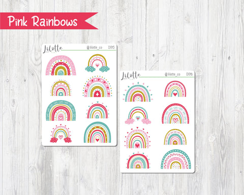 Pink Rainbows Deco