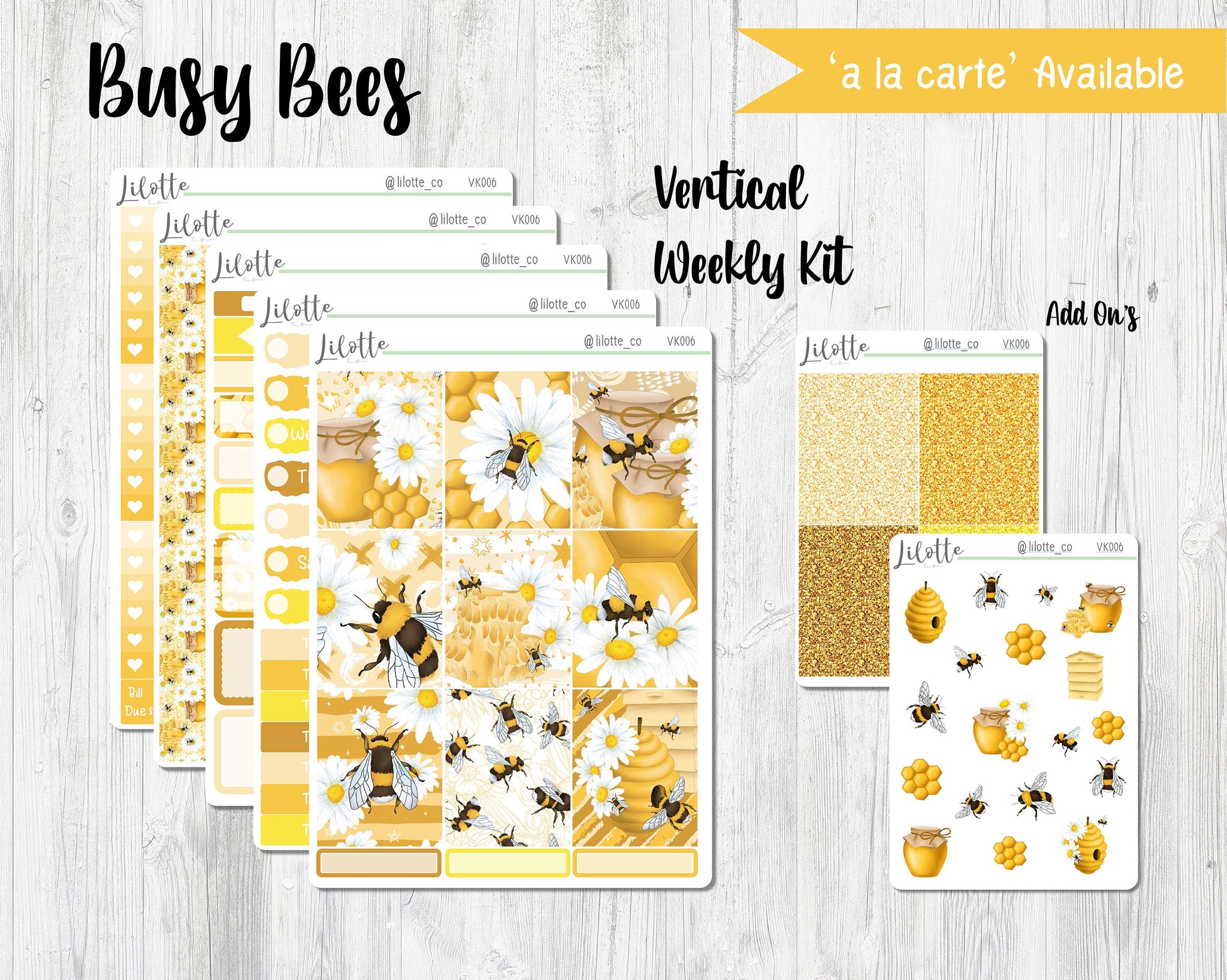 Busy Bees Vertical Weekly Kit