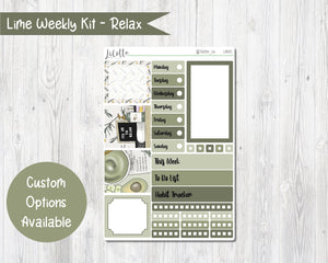 Relax - Lime Weekly Kit