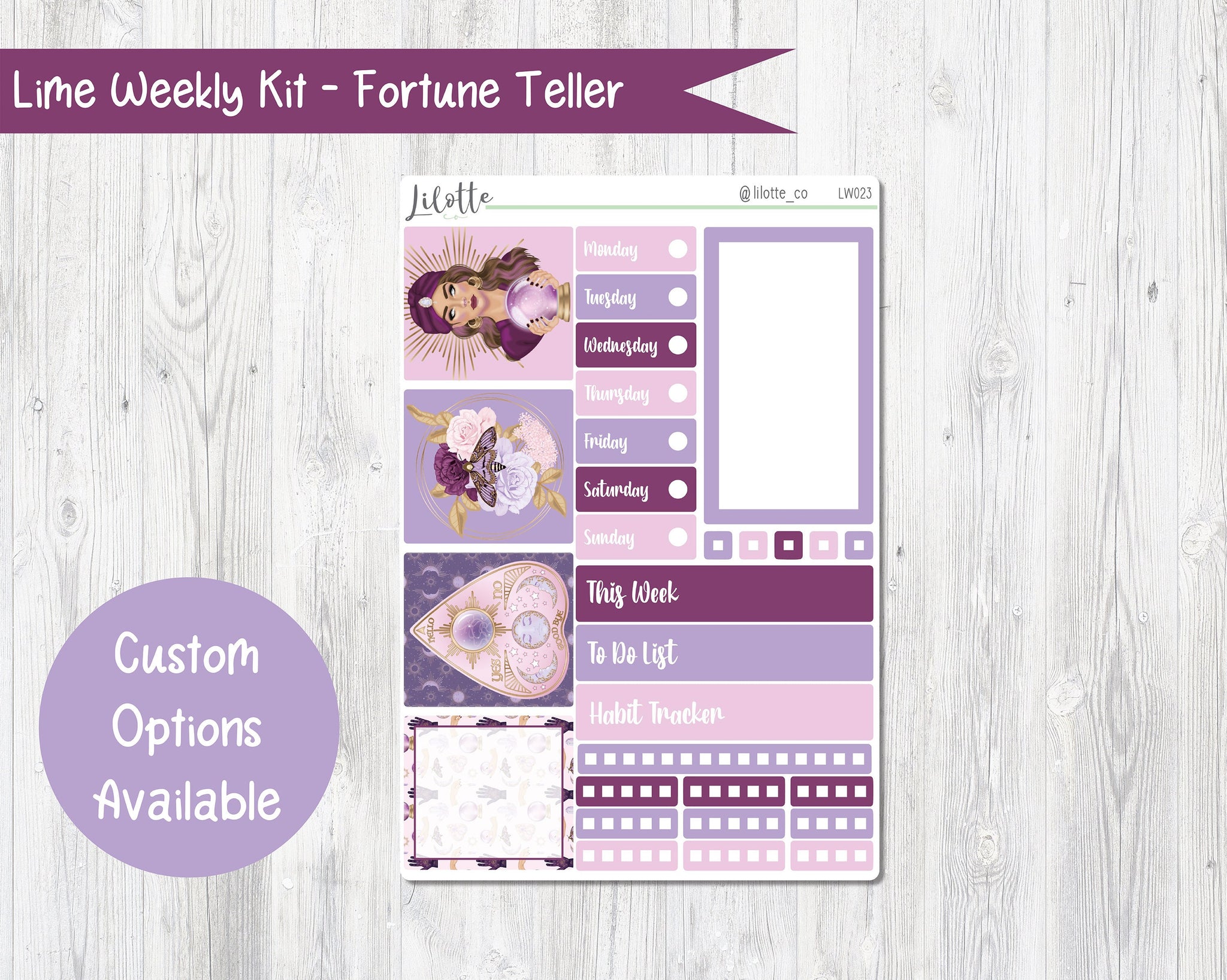 Fortune Teller - Lime Weekly Kit