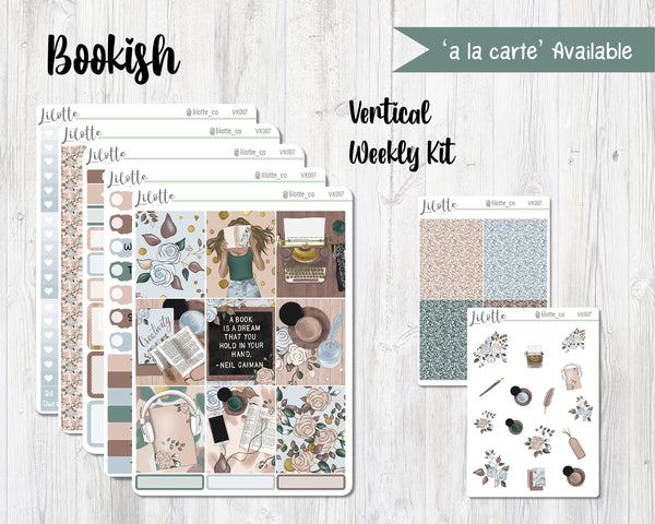 Bookish Vertical Weekly Kit