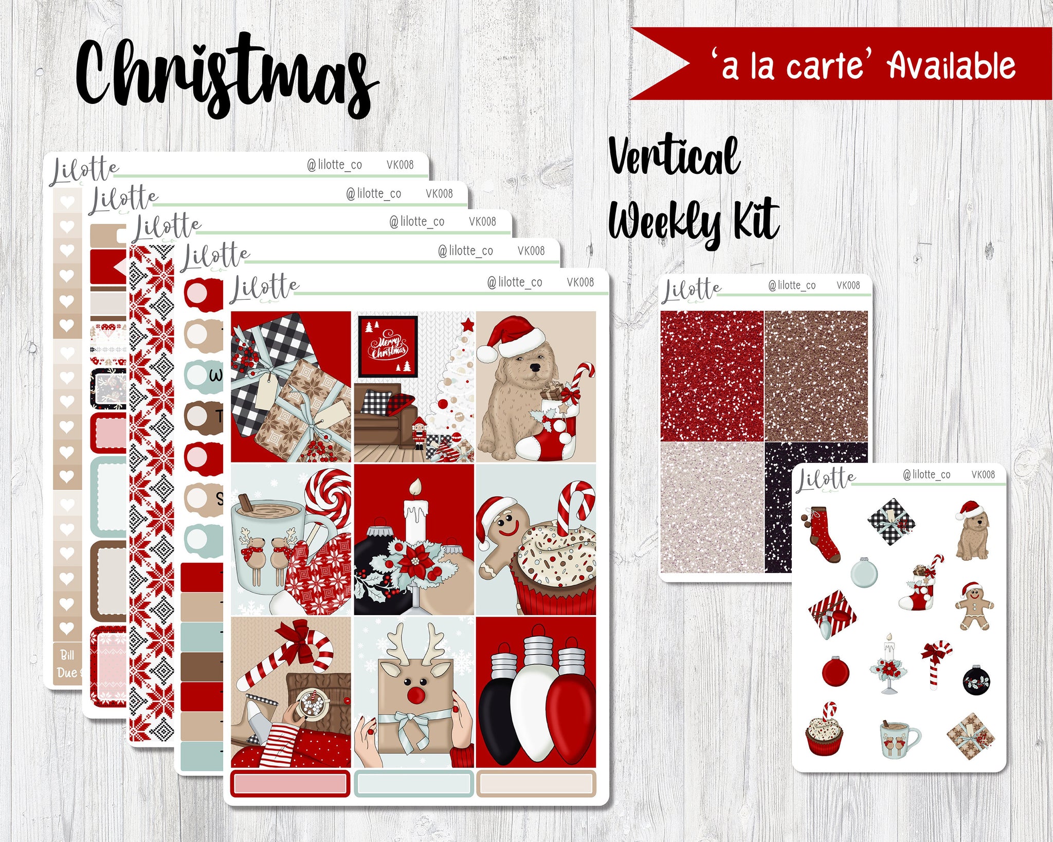 Christmas Vertical Weekly Kit